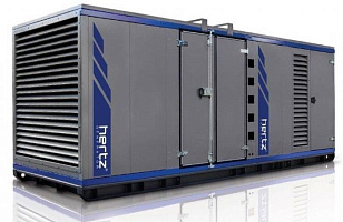 Дизельный генератор Hertz HG 712 BC в кожухе ДизельЭнергоРесурс